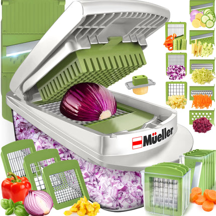 Mueller Pro-Series 10-in-1 8 Blade Vegetable Chopper