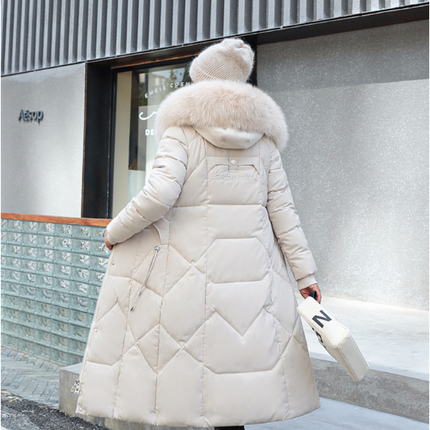 Large Fur Collar Padded Winter Jacket