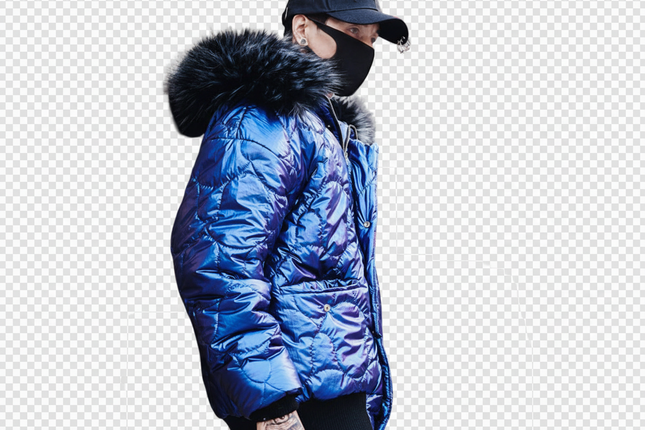 Men's Thick Hooded Winter Jacket with Fur Collar