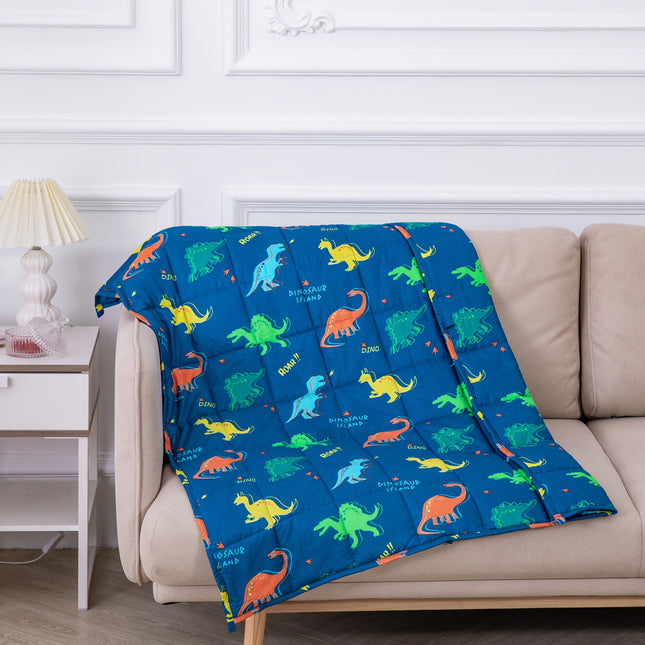 Blanket with Calming Weighted Boho Throw-1