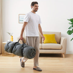 All-Season Foldable Camping Mattress Topper-3