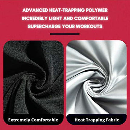 Nano Hertz Sauna Sweat Shapewear Shorts Pants Thigh Workout Suit