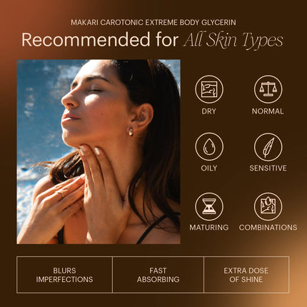 MAKARI Naturalle Carotonic Extreme Body Glycerin 2 Pack (16.6 oz)