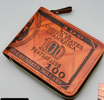 PU Leather Dollar Wallet