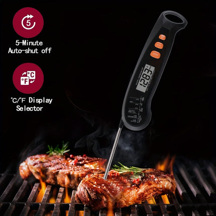 NNETM Digital Meat Thermometer with Probe for Cooking-2