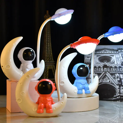 Astronaut Moon Night Light LED Desk Lamp