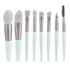 White / 8pcs Brushes
