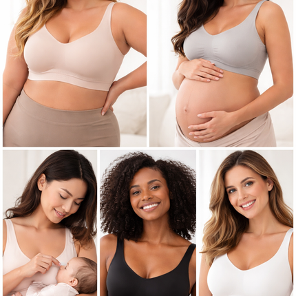 FeelinGirl Wireless Push Up Bra for Women Seamless Comfort Bralettes