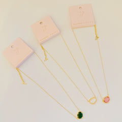 Clustered Glass Jewel Necklace-4