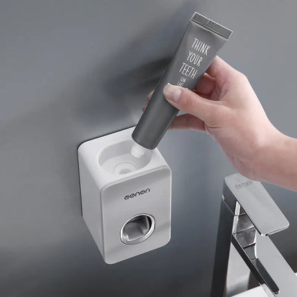Automatic Toothpaste Dispenser Set with Wall Mount
