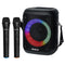 Portable Karaoke Machine w/ 2 Wireless Microphones-0