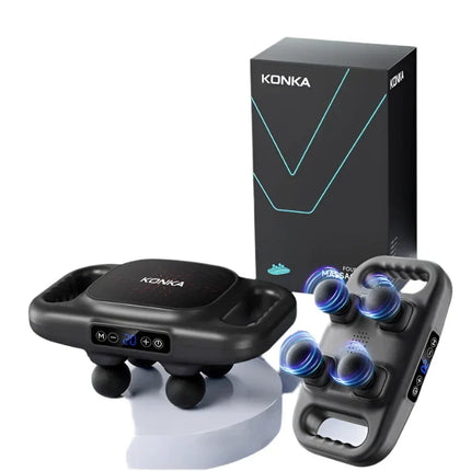 Fascia Gun Muscle Relaxation Massage Instrument - Gray-1