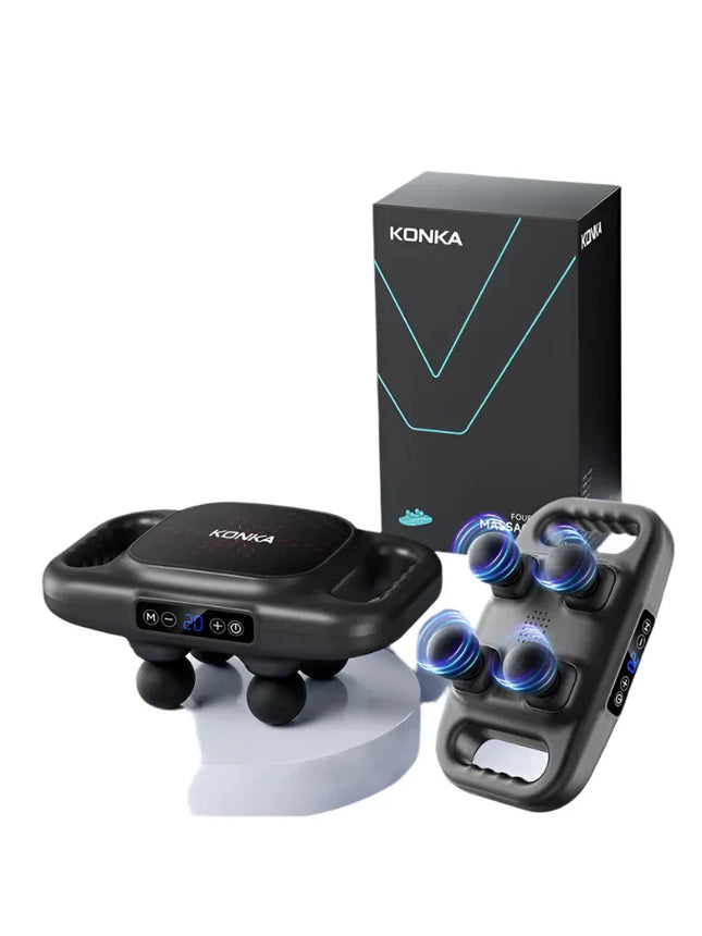 Fascia Gun Muscle Relaxation Massage Instrument - Gray-1