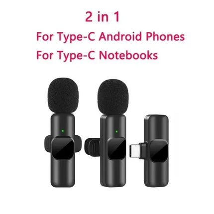 ClipWave™ Wireless Lavalier Mic , Mini Portable Microphone for iPhone &amp; Android