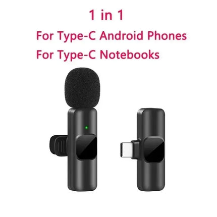 ClipWave™ Wireless Lavalier Mic , Mini Portable Microphone for iPhone &amp; Android