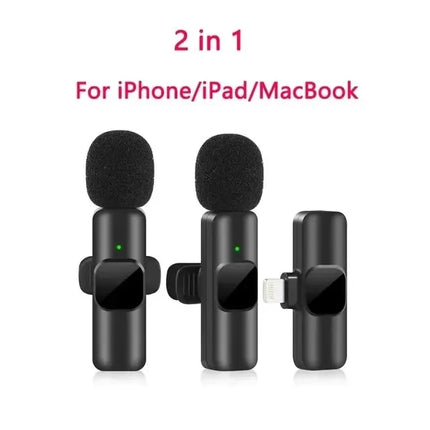 ClipWave™ Wireless Lavalier Mic , Mini Portable Microphone for iPhone &amp; Android