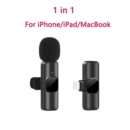 ClipWave™ Wireless Lavalier Mic , Mini Portable Microphone for iPhone &amp; Android