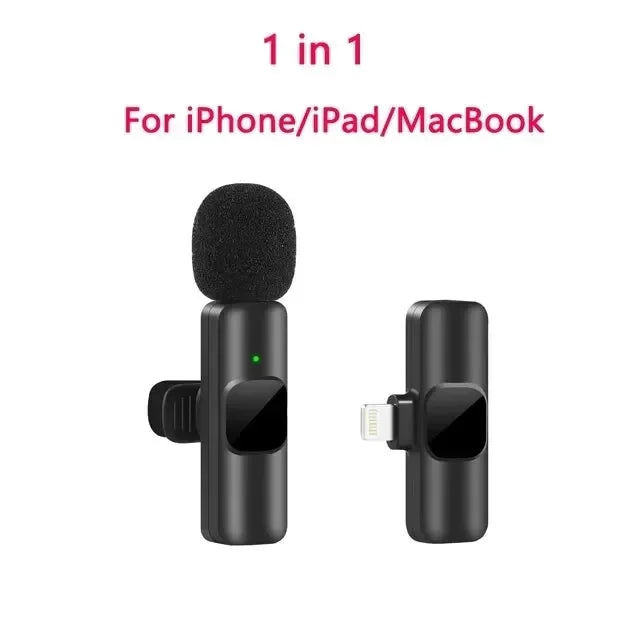 ClipWave™ Wireless Lavalier Mic , Mini Portable Microphone for iPhone &amp; Android