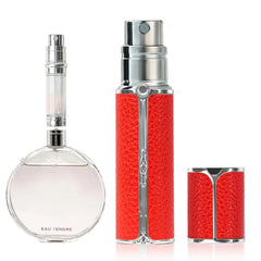 LeatherScent 5ml Red Travel Perfume Atomizer