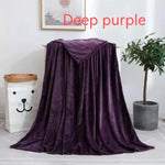 Ultra‑Soft Flannel Coral Fleece Blanket
