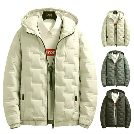 Winter Men's Hooded Down Jacket Thick Puffer