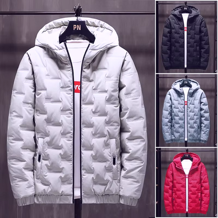 Winter Men's Hooded Down Jacket Thick Puffer
