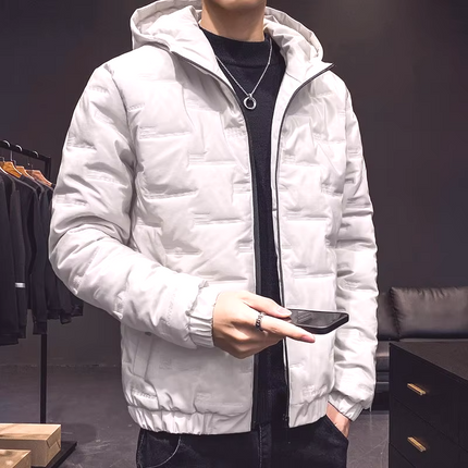 Winter Men's Hooded Down Jacket Thick Puffer