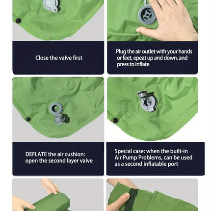 Inflatable Camping Mattress with Bag-3