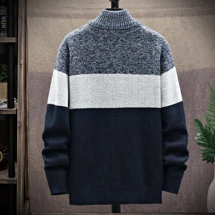 NNEOBA Mens Fleece Zipper Cardigan Winter Jacket Sweater