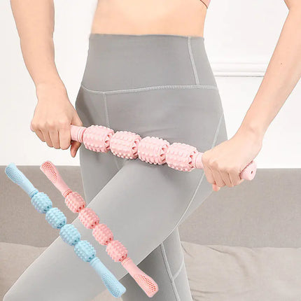 Yoga Four Roller Leg Muscle Relaxation Massage Stick