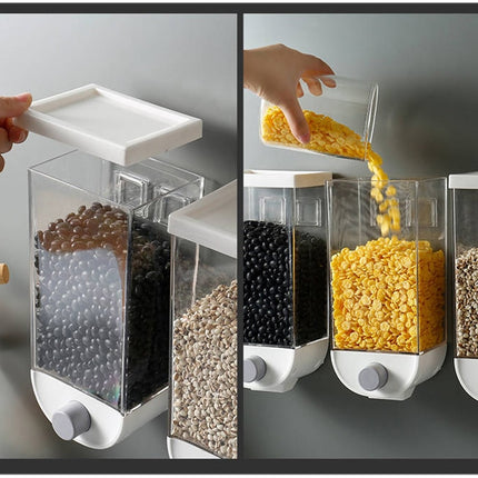 Wall-Mounted Kitchen Multi-Grain Sealed Jars