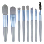 Blue / 8pcs Brushes