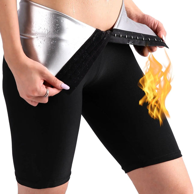 Nano Hertz Sauna Sweat Shapewear Shorts Pants Thigh Workout Suit