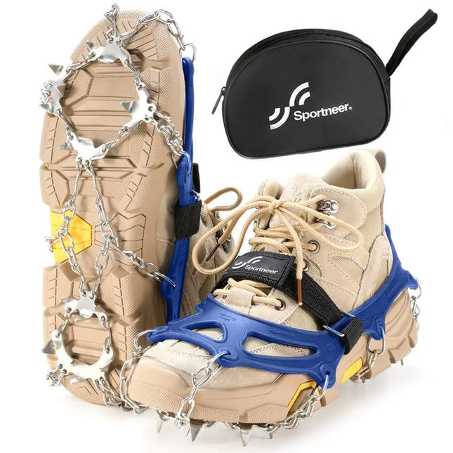 Sportneer Hiking Boot Crampons with 19 Spikes